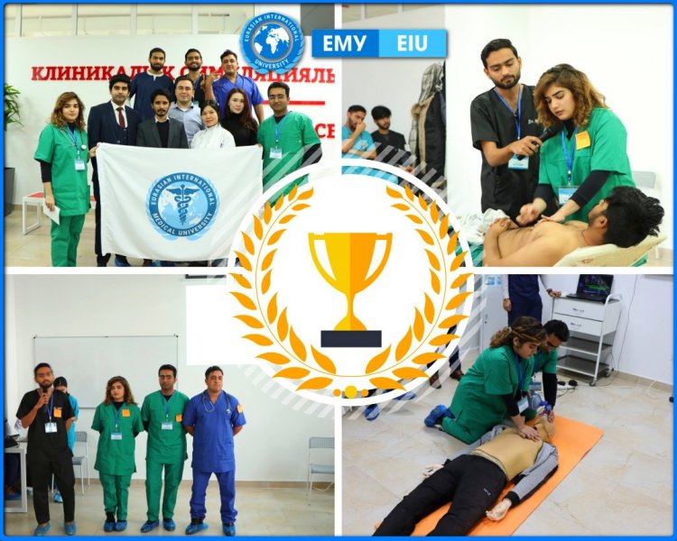 Студенты ЕМУ завоевали Гран-ПРИ в межвузовском конкурсе Международной федерации студентов-медиков AMSA!